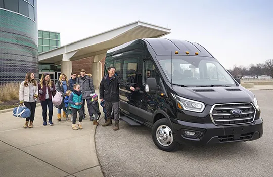 Airport Shuttle Van 540 x 350 2 | Shuttle Transportation Services in Florida | Private Airport Shuttle, Corporate Airport Transportation, Dinner Charters, Airport Shuttle Van, Business Travel Shuttle, Hotel Airport Shuttle